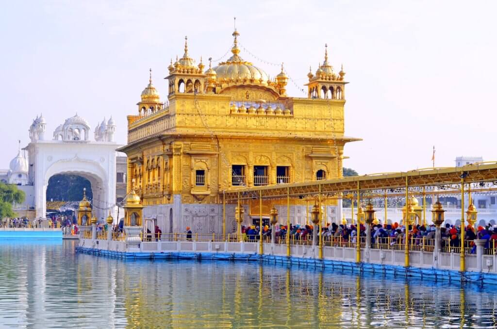 beautiful Golden temple in Amritsar, Punjab