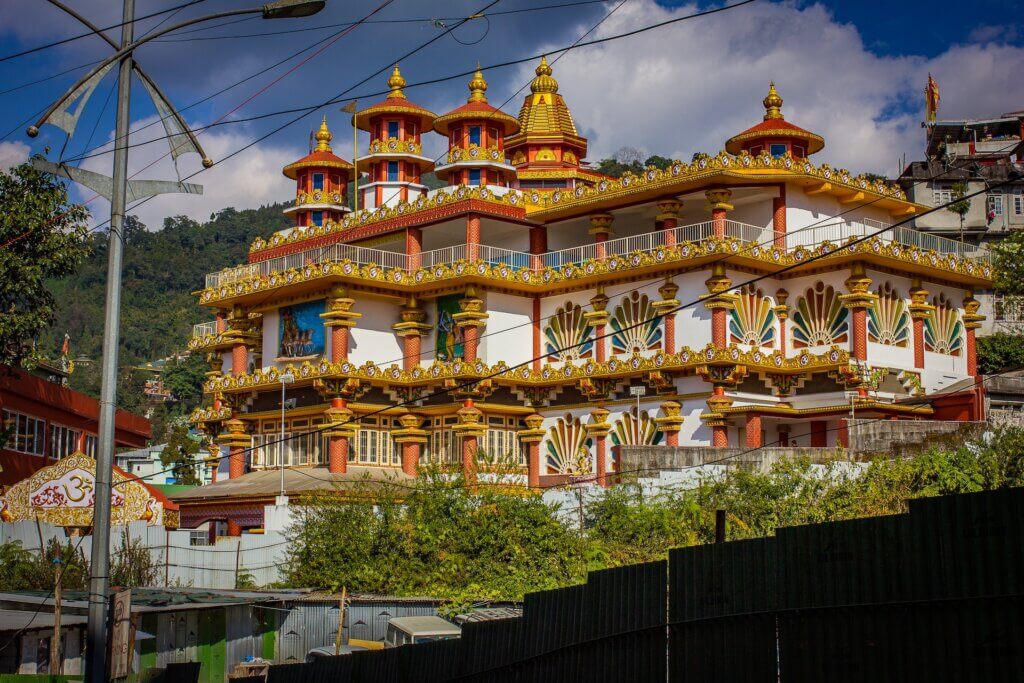 stunning monastery in Gangtok, SIkkim