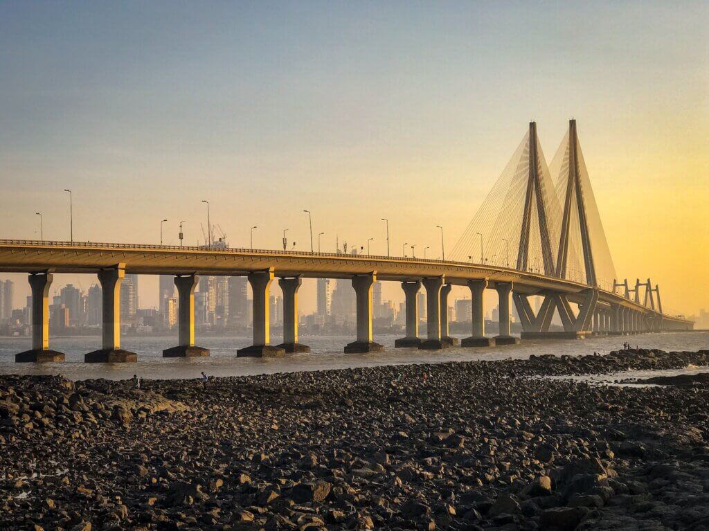 Worli Sea Link bridge in Mumbai, Maharashtra