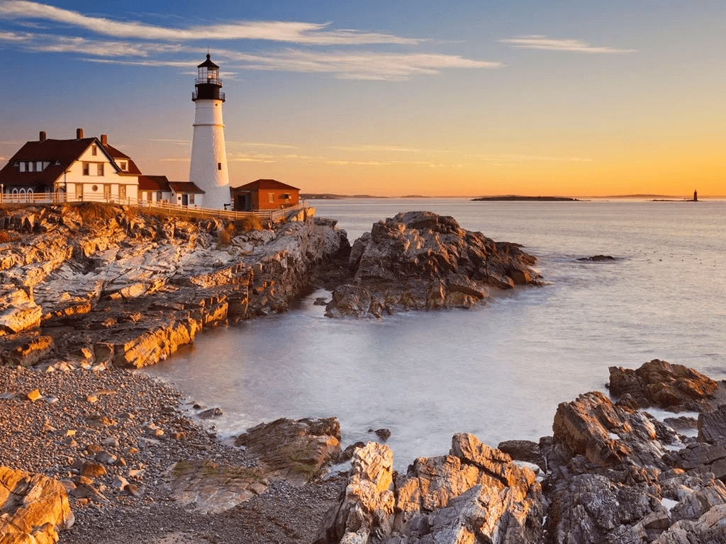 Lighthouse hopping along the Maine coastline