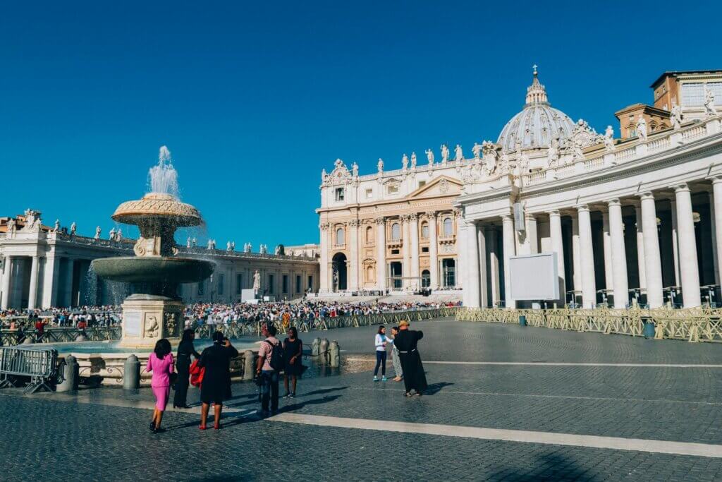 Fantastic view of Rome, Italy